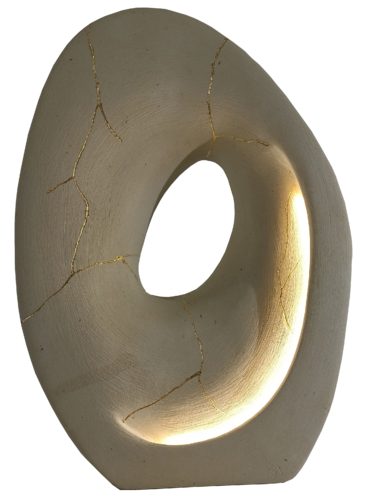 Kintsugi, Scultura illuminante verticale 3/50 by Andrea Serra, Sculpture for Sale on Select