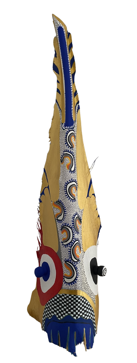 L´OEIL COCARD...E Malvina Sauvage Sculpture for sale