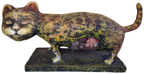 Happy Mama Kitty by Rakhmet Redzhepov, Sculpture for Sale on Select