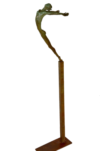 Le saut de l'ange by Manoyan Nathalie Olivier, Sculpture for Sale on Select