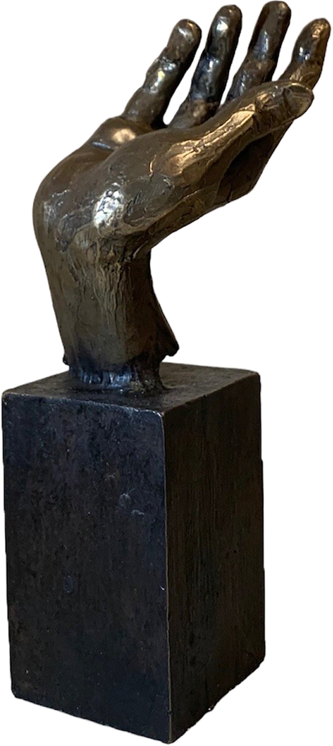 Petite Main tendue Manoyan Nathalie Olivier Sculpture for sale