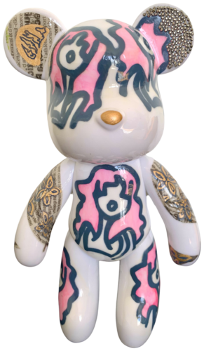 Precious Pink Bear by Caroline Montigneaux, Sculpture for Sale on Select