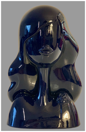 Lilou bleu de Prusse by Caroline Montigneaux, Sculpture for Sale on Select