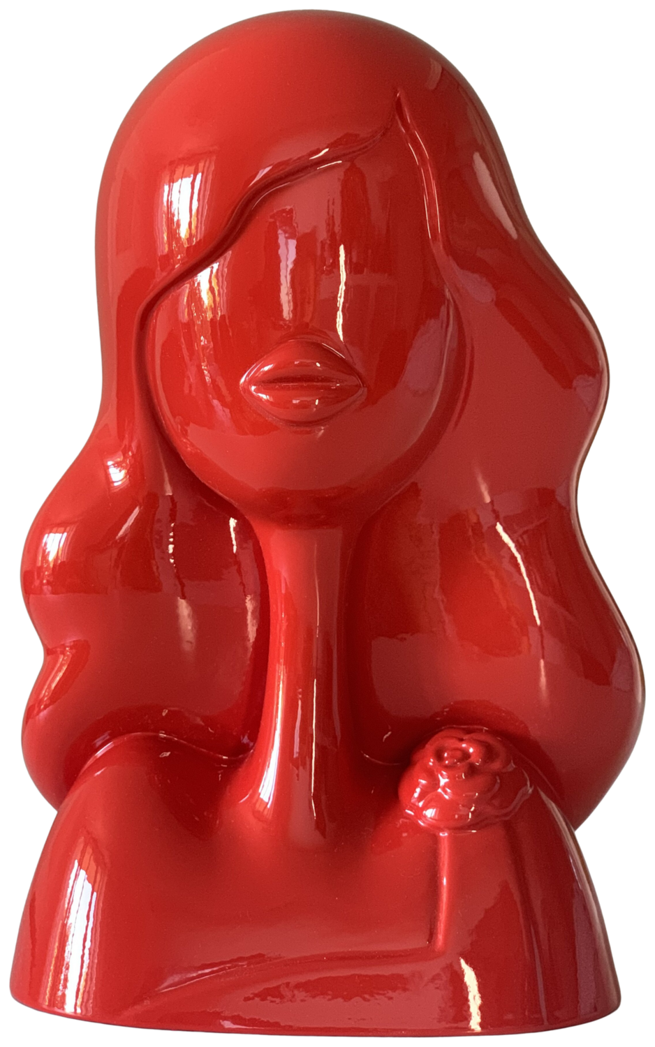 Lilou rouge Caroline Montigneaux Sculpture for sale