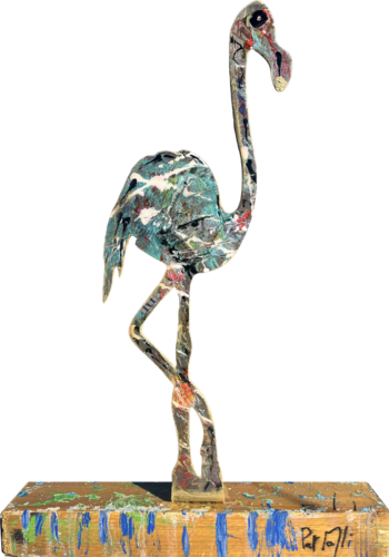 FLAMAND ACIER BLEU by PatMoli, Sculpture for Sale on Select