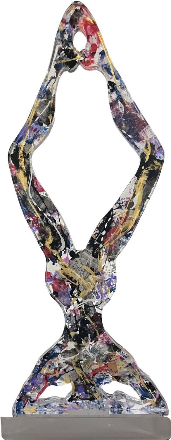 L'Équilibre des Mondes PatMoli Sculpture for sale
