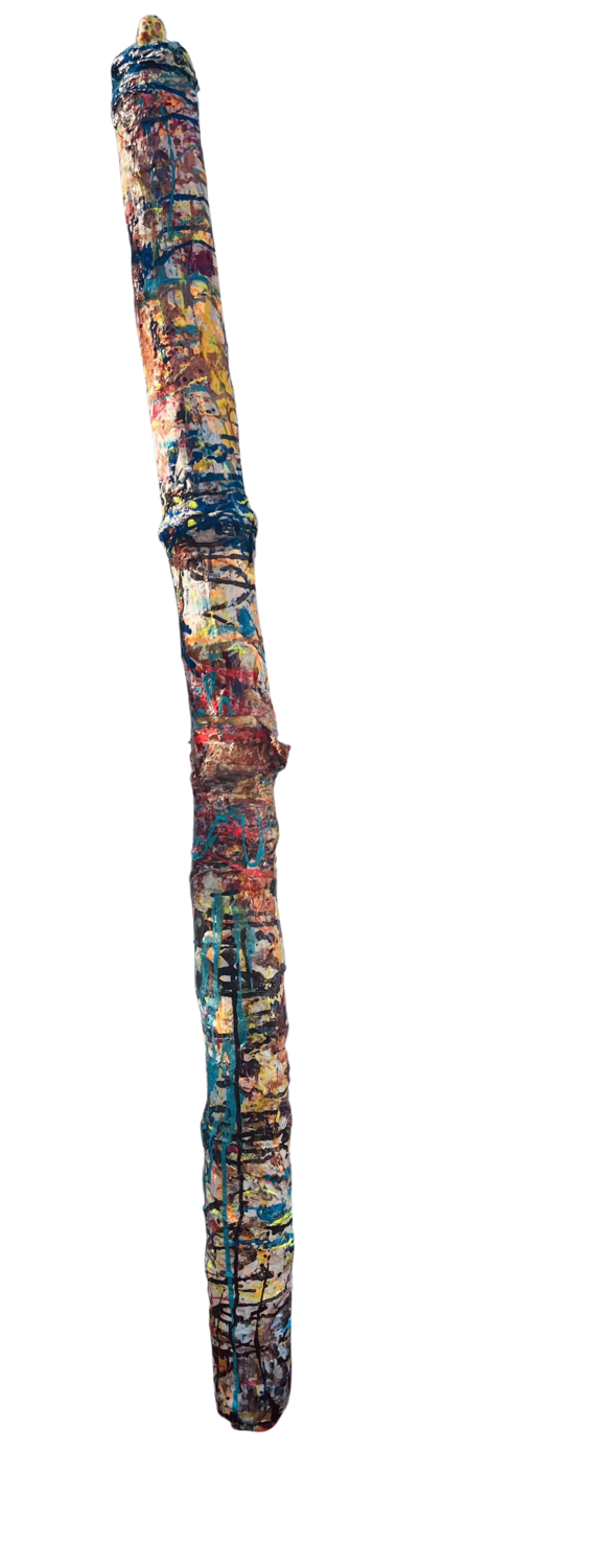 Arbre tube en équilibre X PatMoli Sculpture for sale