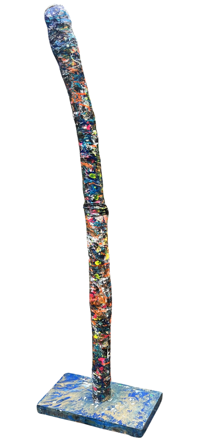 Arbre tube en équilibre Y PatMoli Sculpture for sale