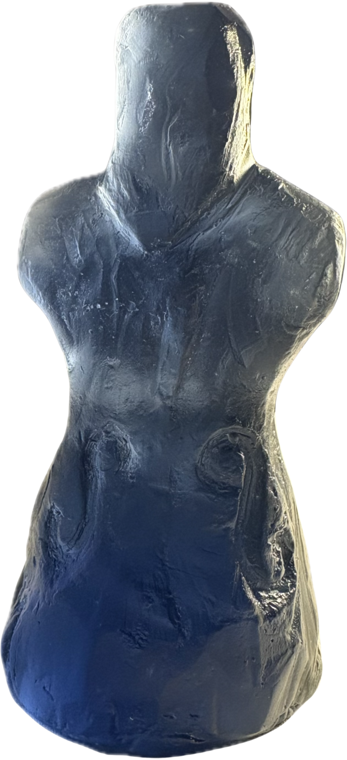 Femme violoncelle en verre PatMoli Sculpture for sale