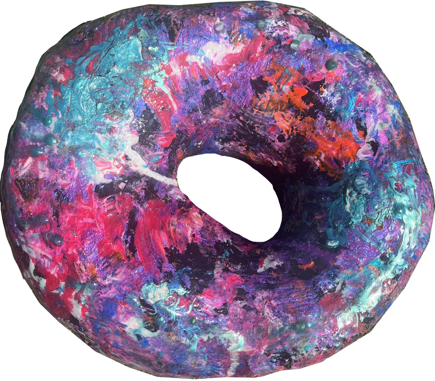 Donut imparfait PatMoli Sculpture for sale