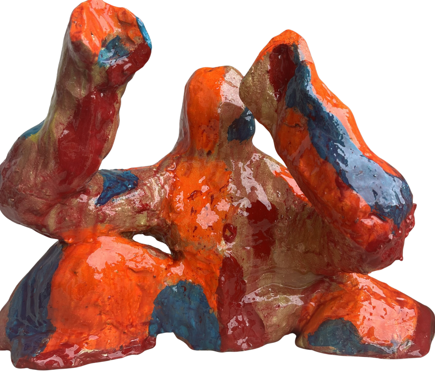 GRAND PREDATEUR EN COULEURS PatMoli Sculpture for sale