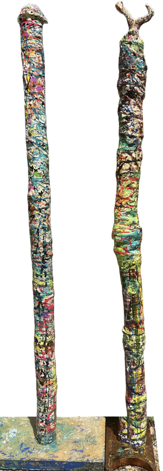 Arboli champignon et arbre antenne PatMoli Sculpture for sale
