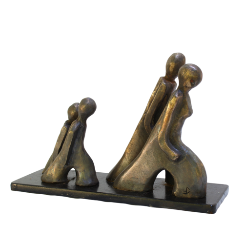 Migrants  (n° 368) by Didier Fournier, Sculpture for Sale on Select