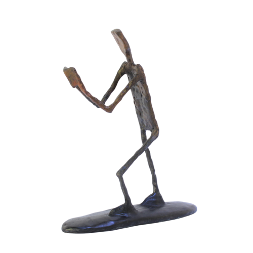 L’homme qui lit   (n° 373) by Didier Fournier, Sculpture for Sale on Select