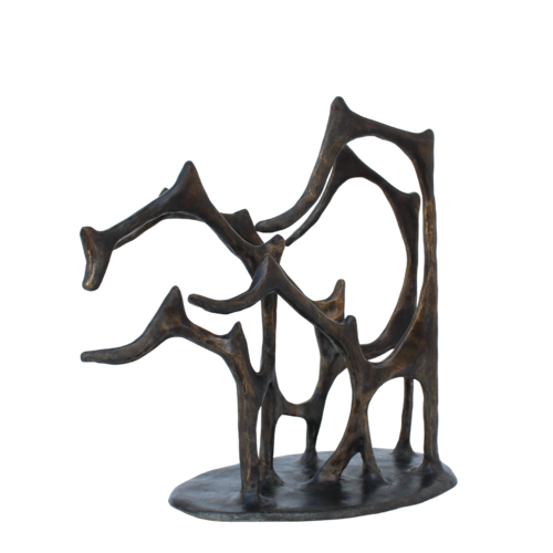 Migration des zébus (n° 406) by Didier Fournier, Sculpture for Sale on Select