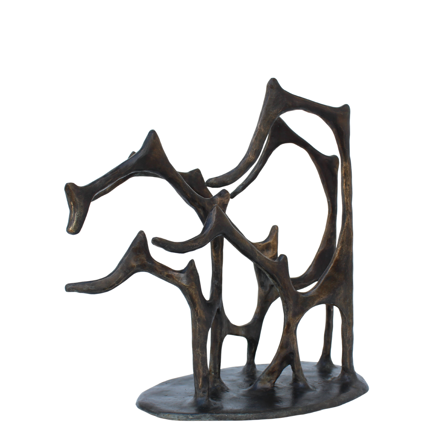 Migration des zébus (n° 406) Didier Fournier Sculpture for sale