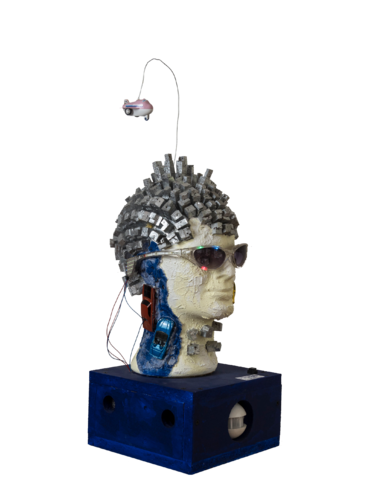 Kinetic object "NEW YORK - NEW YORK" by Anando Arnold, Sculpture for Sale on Select