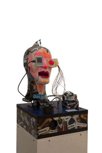 Kinetic object "Die DaDa-Maschine" by Anando Arnold, Sculpture for Sale on Select