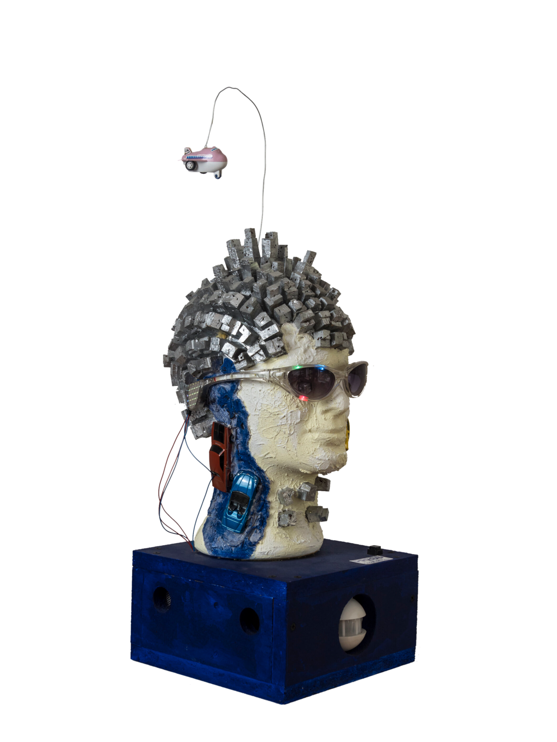 Kinetic object "NEW YORK - NEW YORK" Anando Arnold Sculpture for sale
