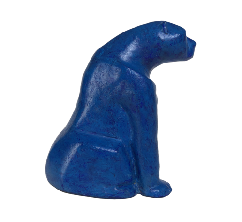 Blue Peacock Panther by Daniele Nannini, Sculpture for Sale on Select