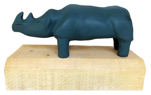 Rinoceronte preistorico by Daniele Nannini, Sculpture for Sale on Select