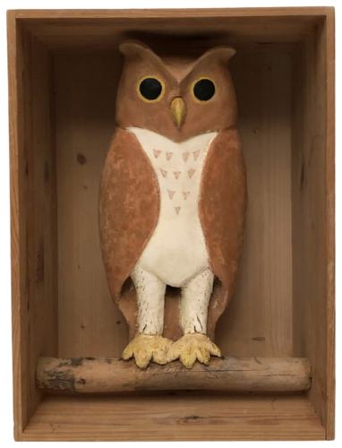 Eagle Owl by Daniele Nannini, Sculpture for Sale on Select