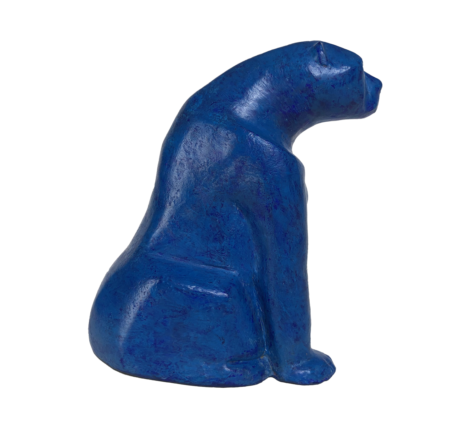 Blue Peacock Panther Daniele Nannini Sculpture for sale