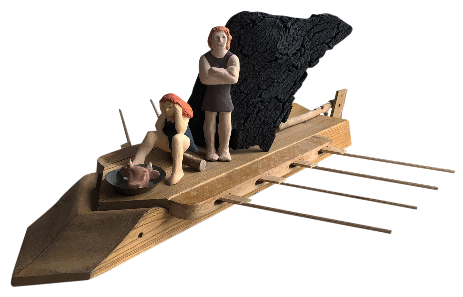La nave di Teseo Daniele Nannini Sculpture for sale