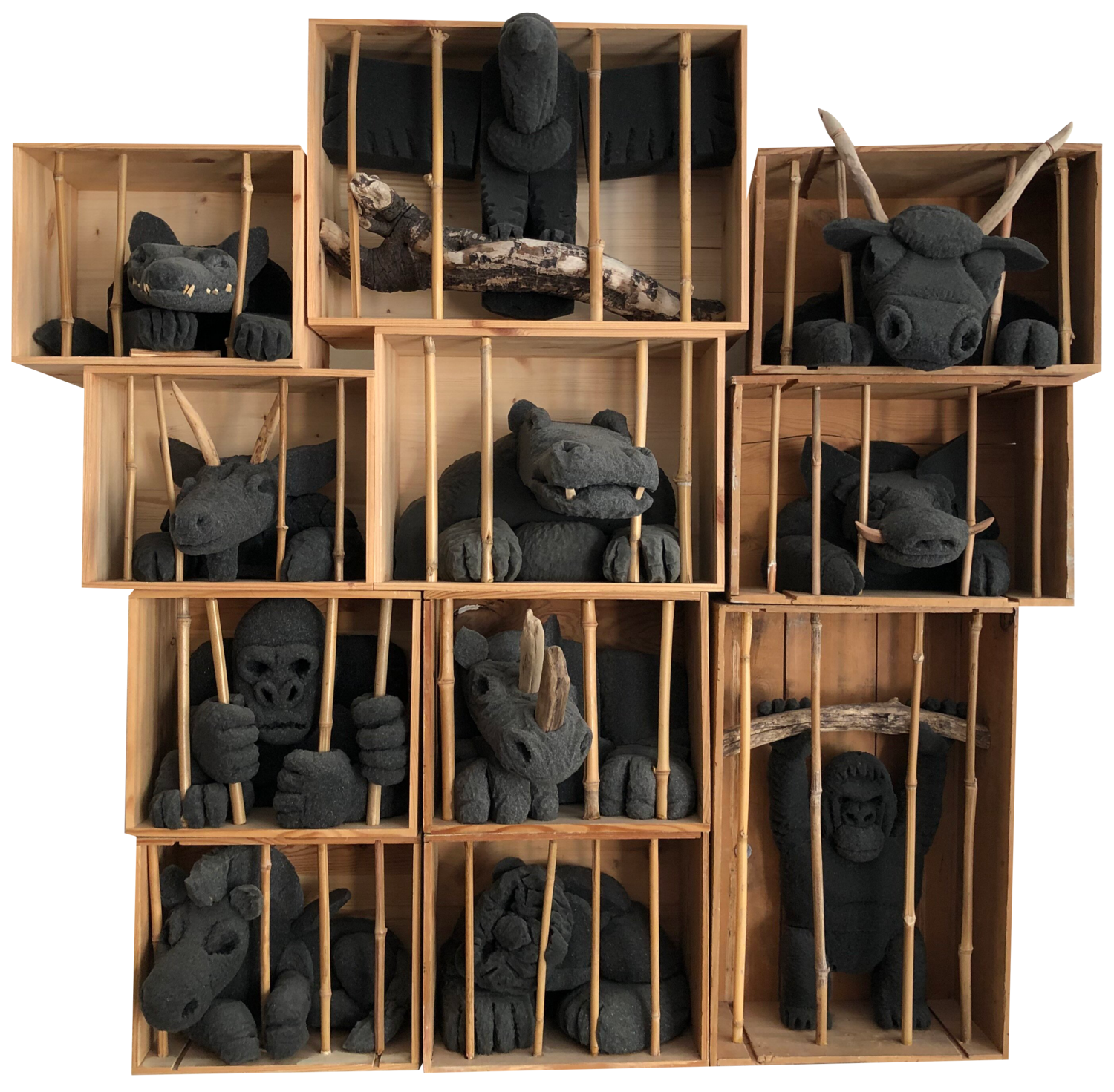Undici prigionieri Daniele Nannini Sculpture for sale