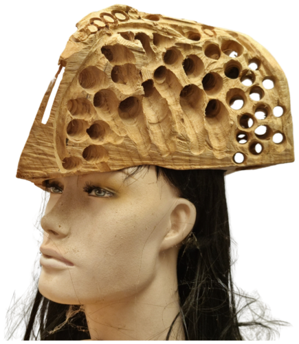 perforierter Dreispitzhelm by Olli Marschall, Sculpture for Sale on Select