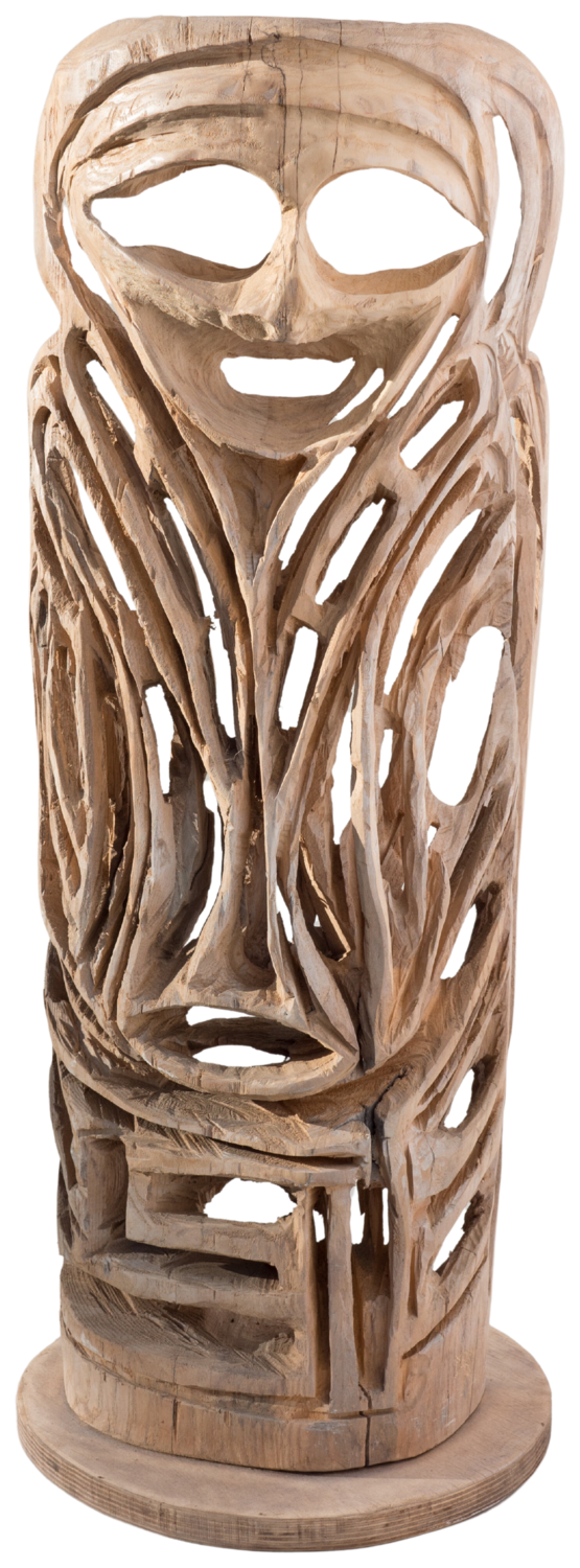 Sägevissage Olli Marschall Sculpture for sale