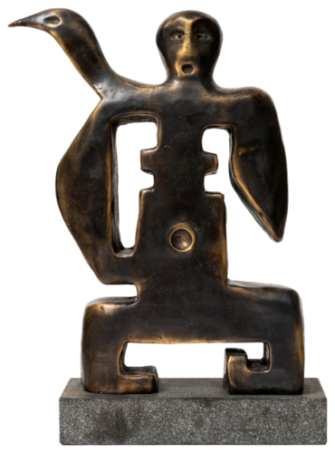 Figure with Bird in Her Hands by Tadas Gutauskas, Sculpture for Sale on Select
