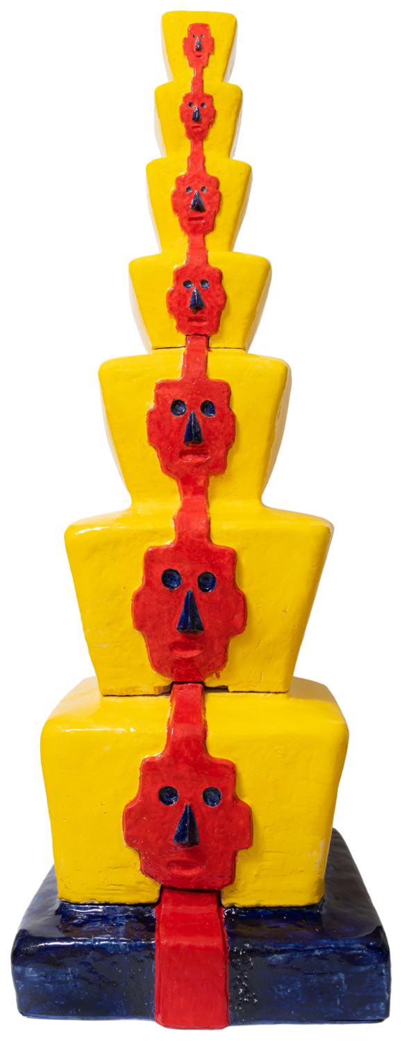 Pyramind of Spirits Tadas Gutauskas Sculpture for sale