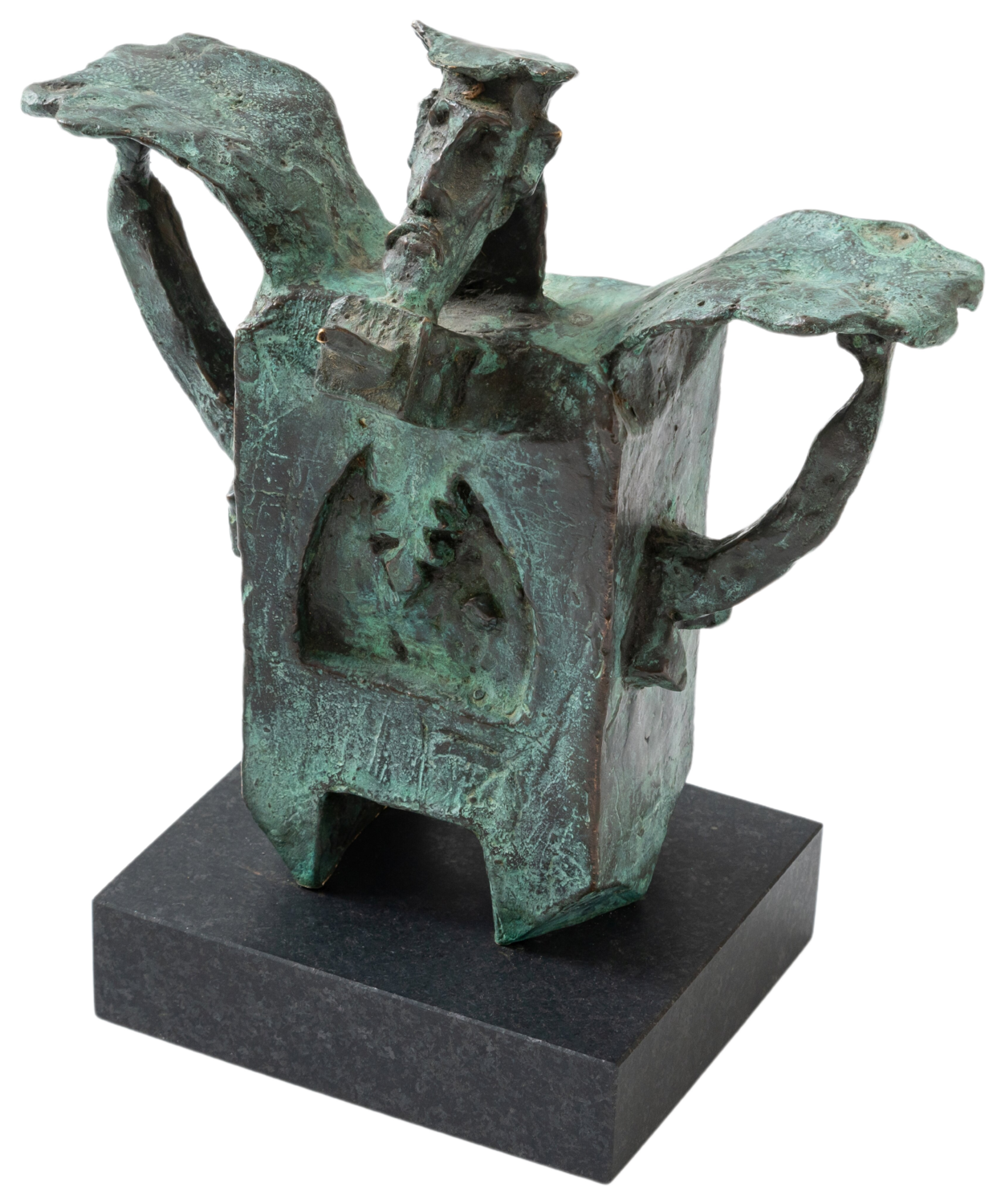Father's Portrait Tadas Gutauskas Sculpture for sale
