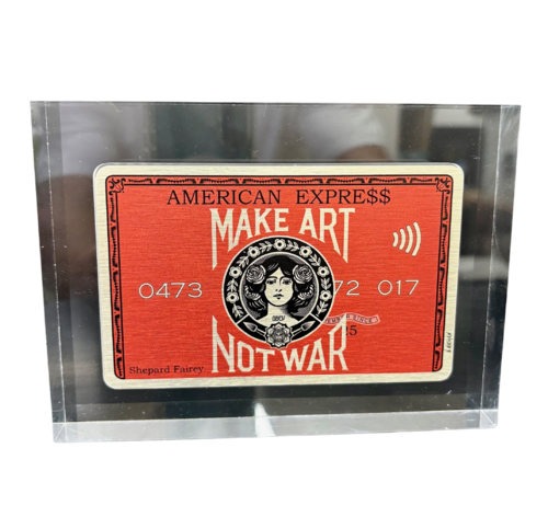 Plexi Card Amex Shepard fairey by N NATHAN, Sculpture for Sale on Select