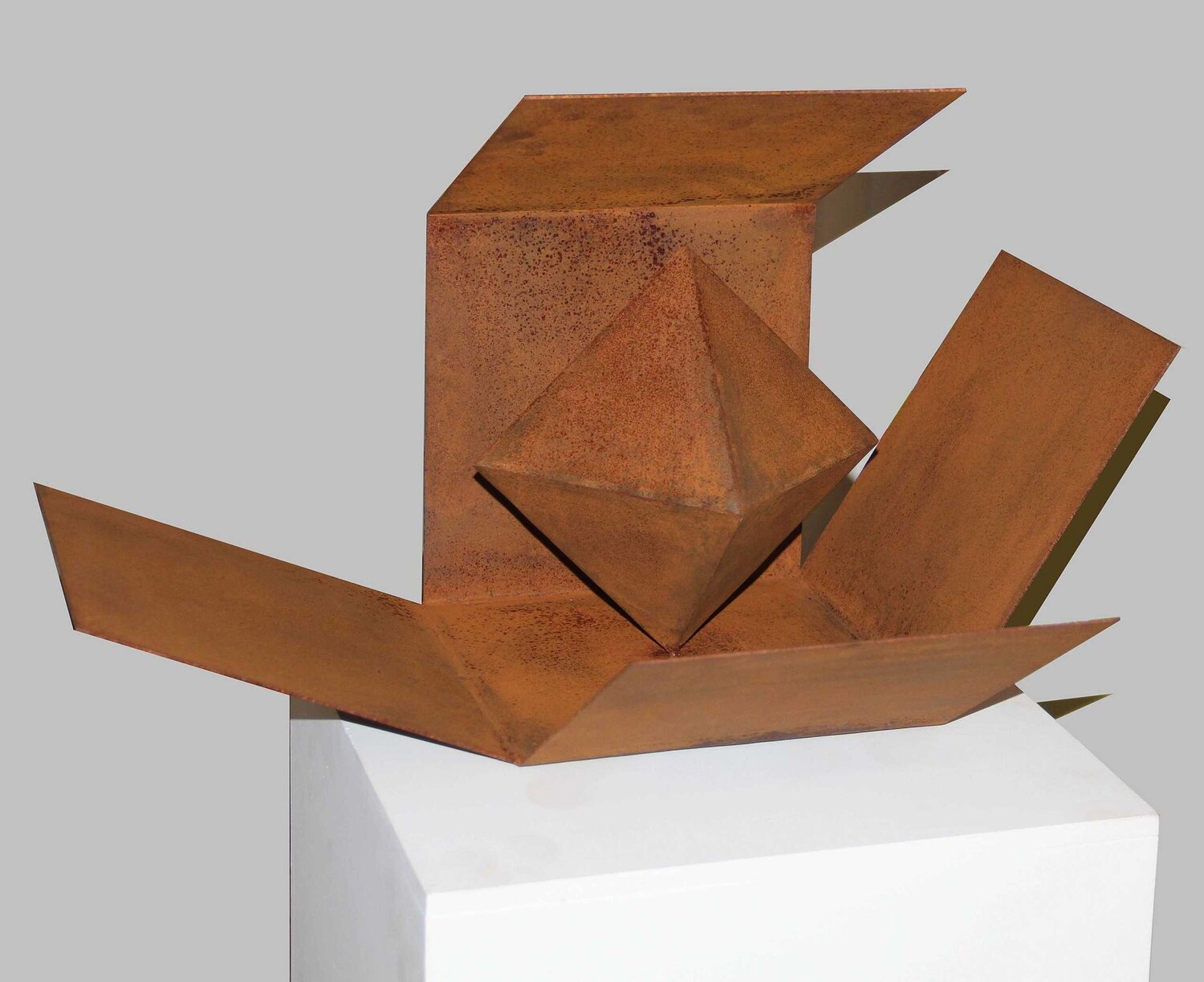 Die Geburt des Oktaeders Jürgen Krass Sculpture for sale