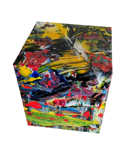 rotations cube 4 by Klaus Angeli, Sculpture for Sale on Select