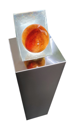 red moon by Klaus Angeli, Sculpture for Sale on Select