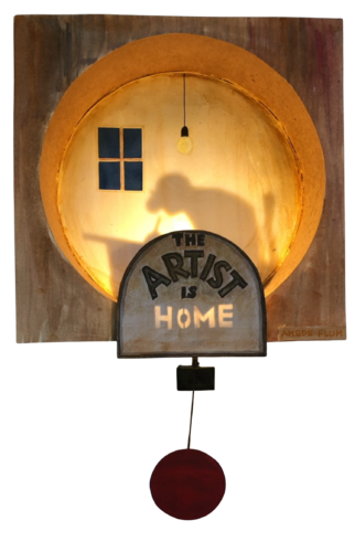 The Artist is home by Amédé Flum, Sculpture for Sale on Select