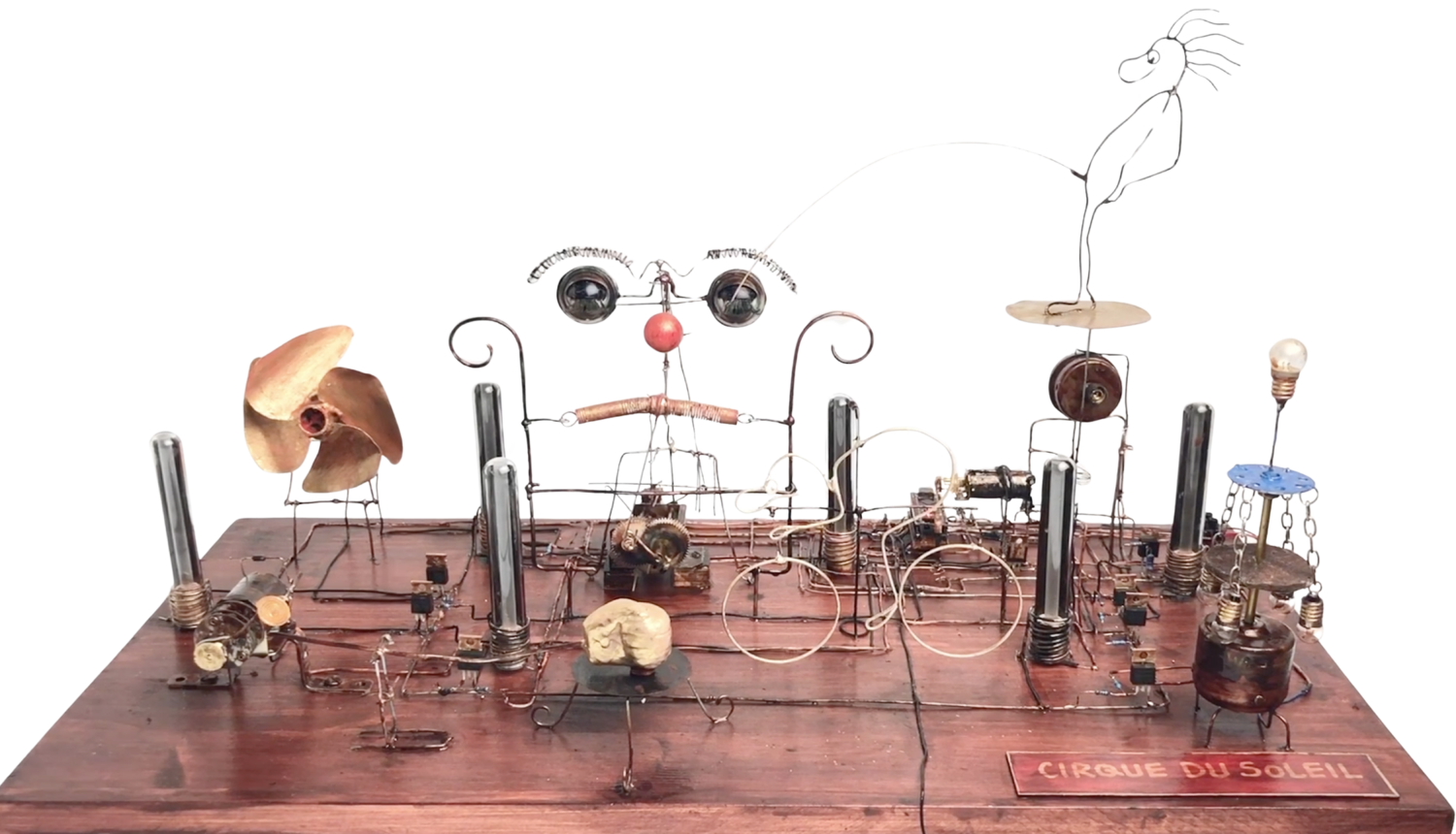 Cirque du Soleil Amédé Flum Sculpture for sale