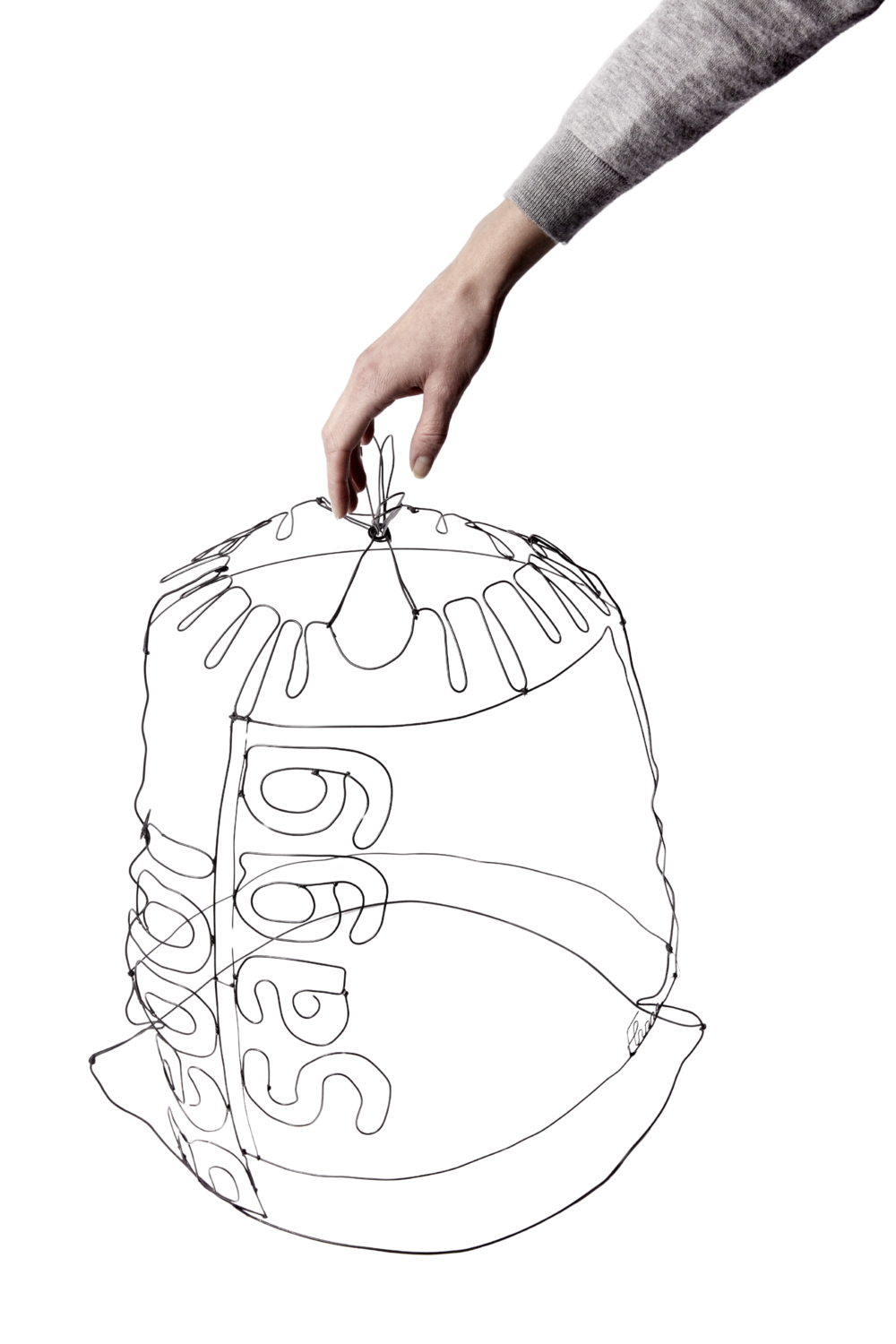 Bebbi Sack - Swiss trashbag Amédé Flum Sculpture for sale