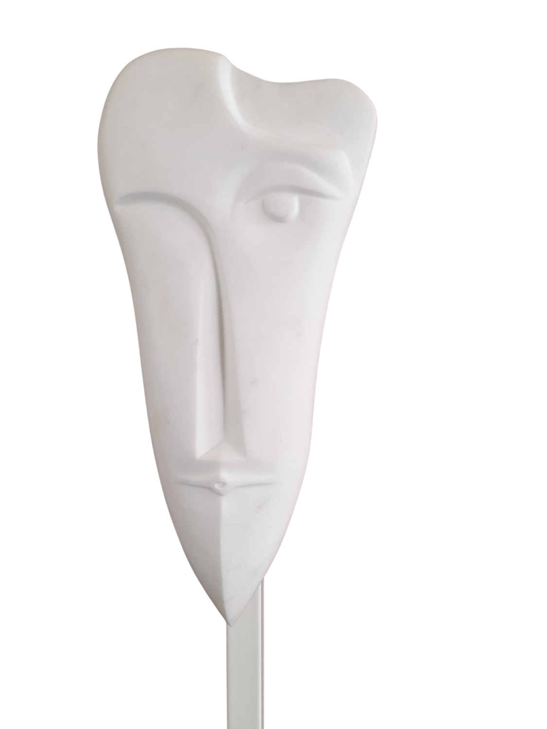 „Maske“ in Marmor geschlagen Ing. Buchberger Sculpture for sale