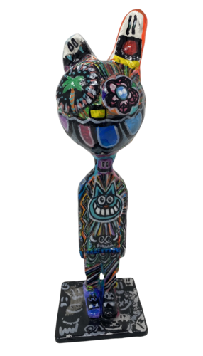 Vive les fleurs et les chats by SEB PAUL MICHEL, Sculpture for Sale on Select