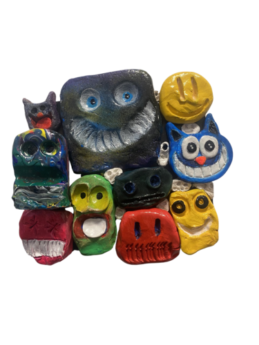 Vive les fleurs et les chats en relief by SEB PAUL MICHEL, Sculpture for Sale on Select
