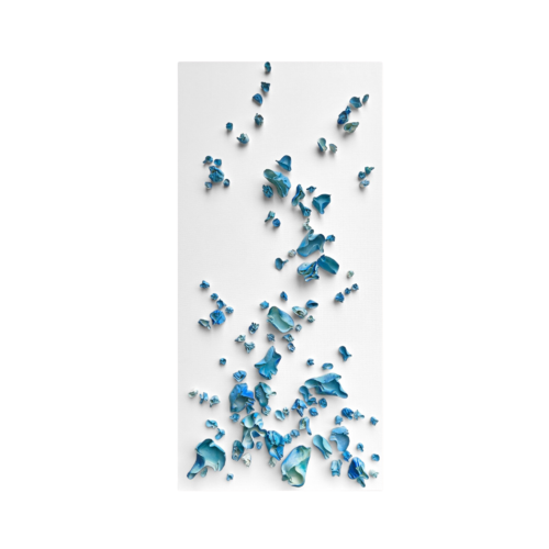 Whimsical Impermanence, blue #2 by Natasha Kanevski, Sculpture for Sale on Select