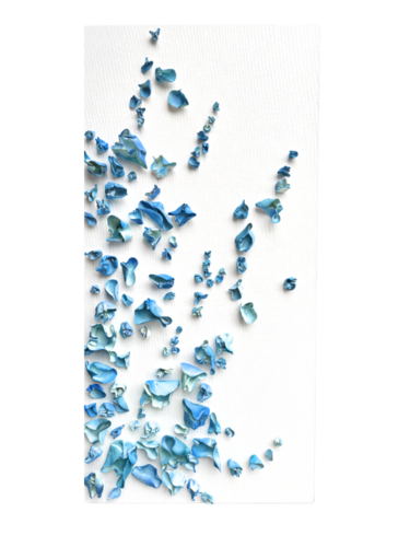 Whimsical Impermanence, blue #3 by Natasha Kanevski, Sculpture for Sale on Select