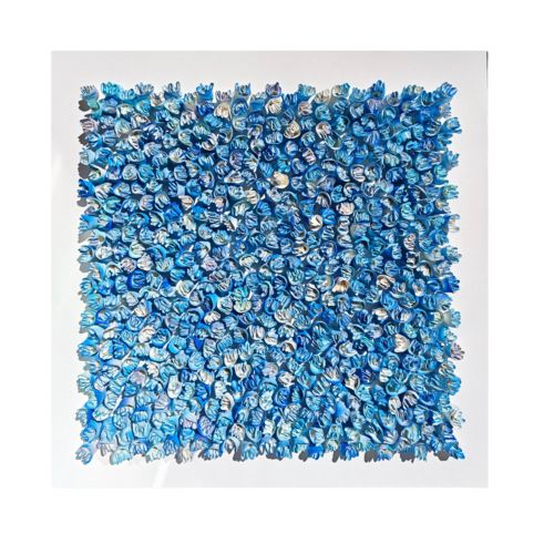 Connection, blue #29 by Natasha Kanevski, Sculpture for Sale on Select