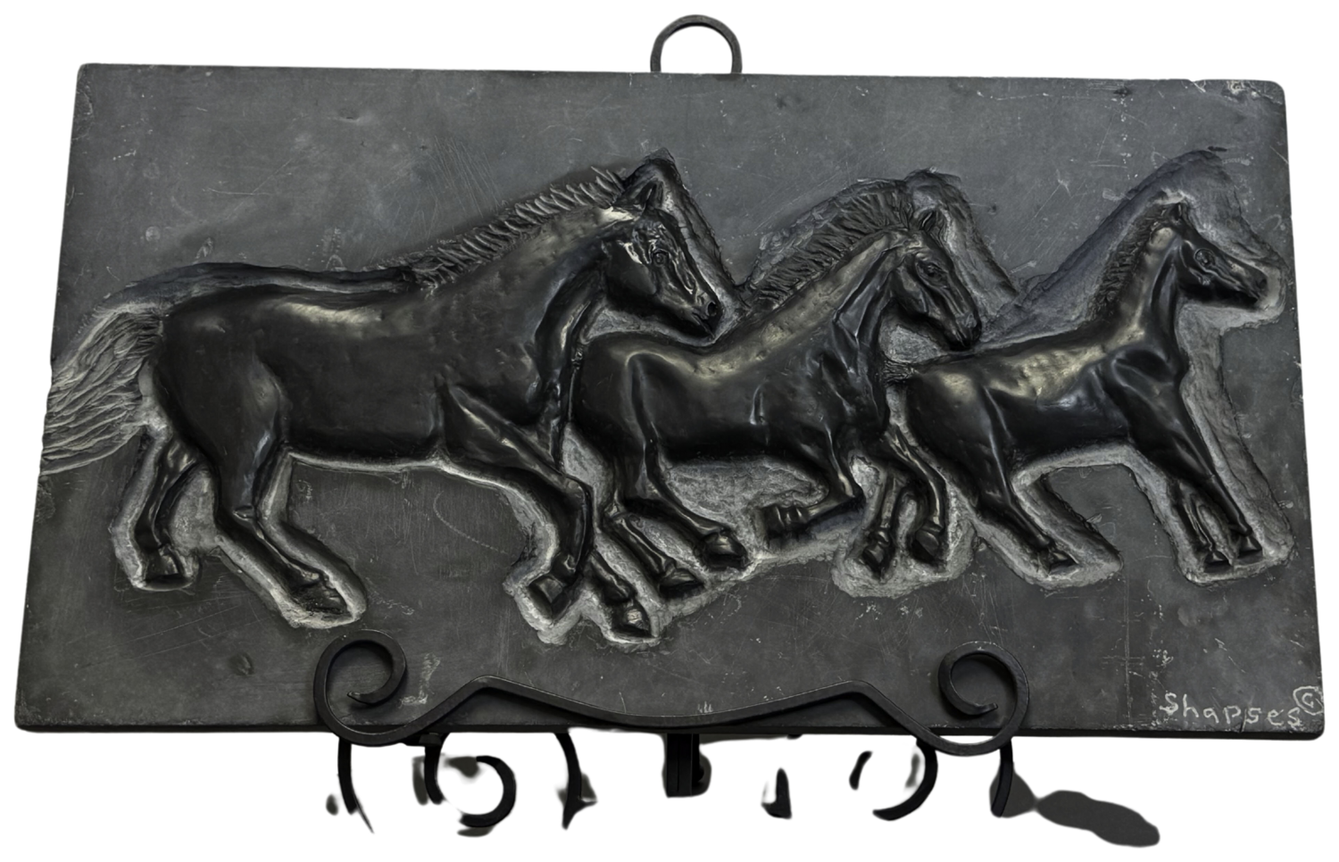 Running Horses Joel Shapses Sculpture for sale