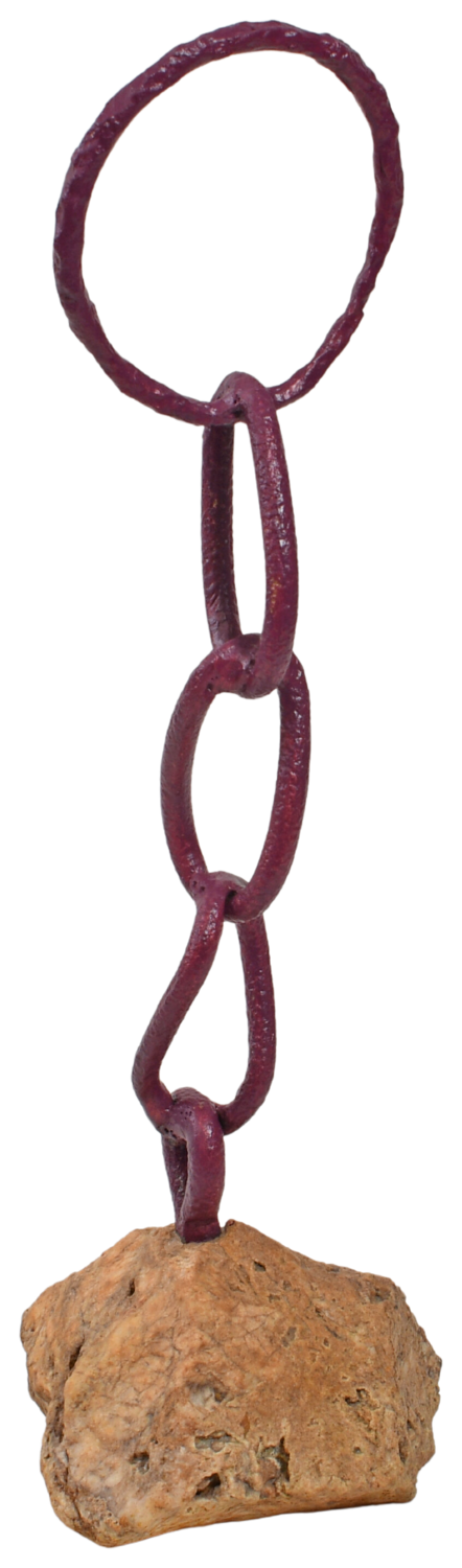 Chain column I Philip Hearsey Sculpture for sale