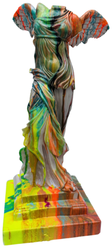 "Nike of Light" – A Fusion of Classical Elegance & Modern Vibrance by Antoni Dragan, Sculpture for Sale on Select
